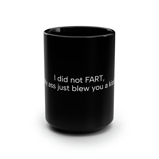 Black Mug, 15oz Fart