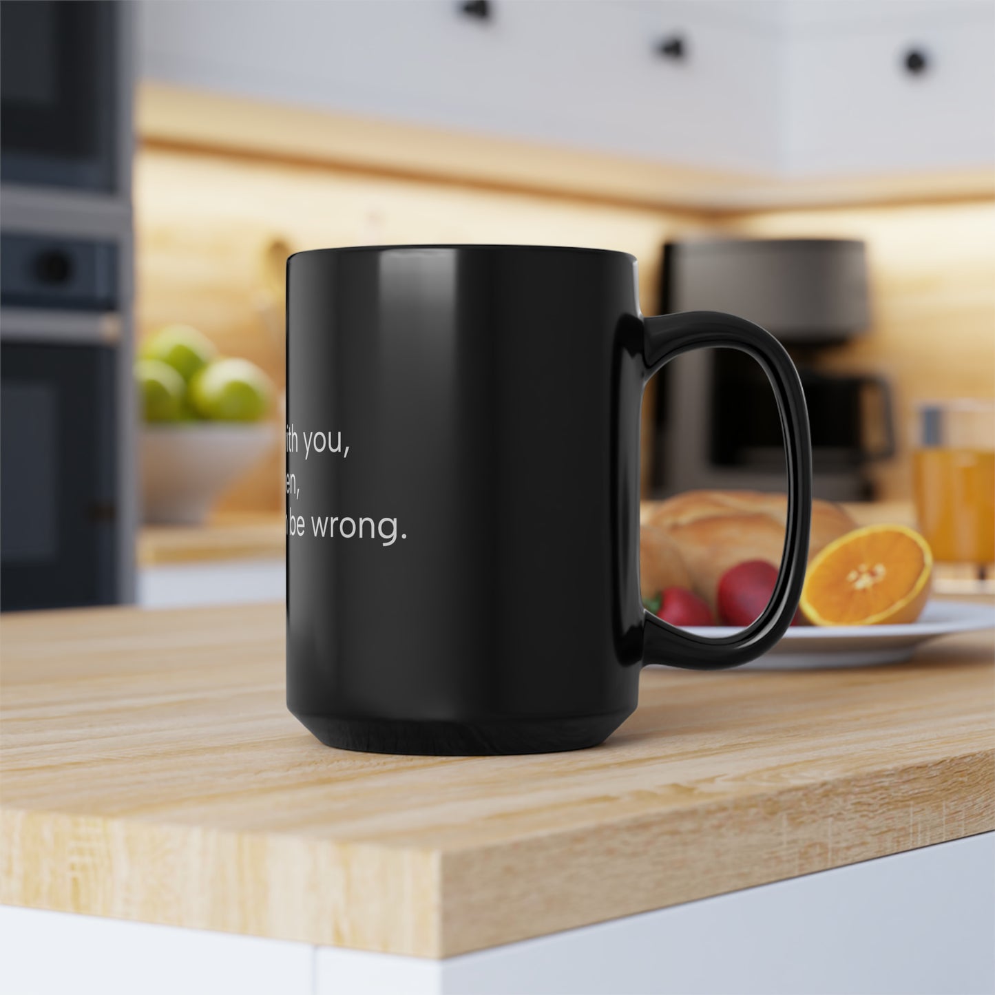 Black Mug, 15oz Wrong