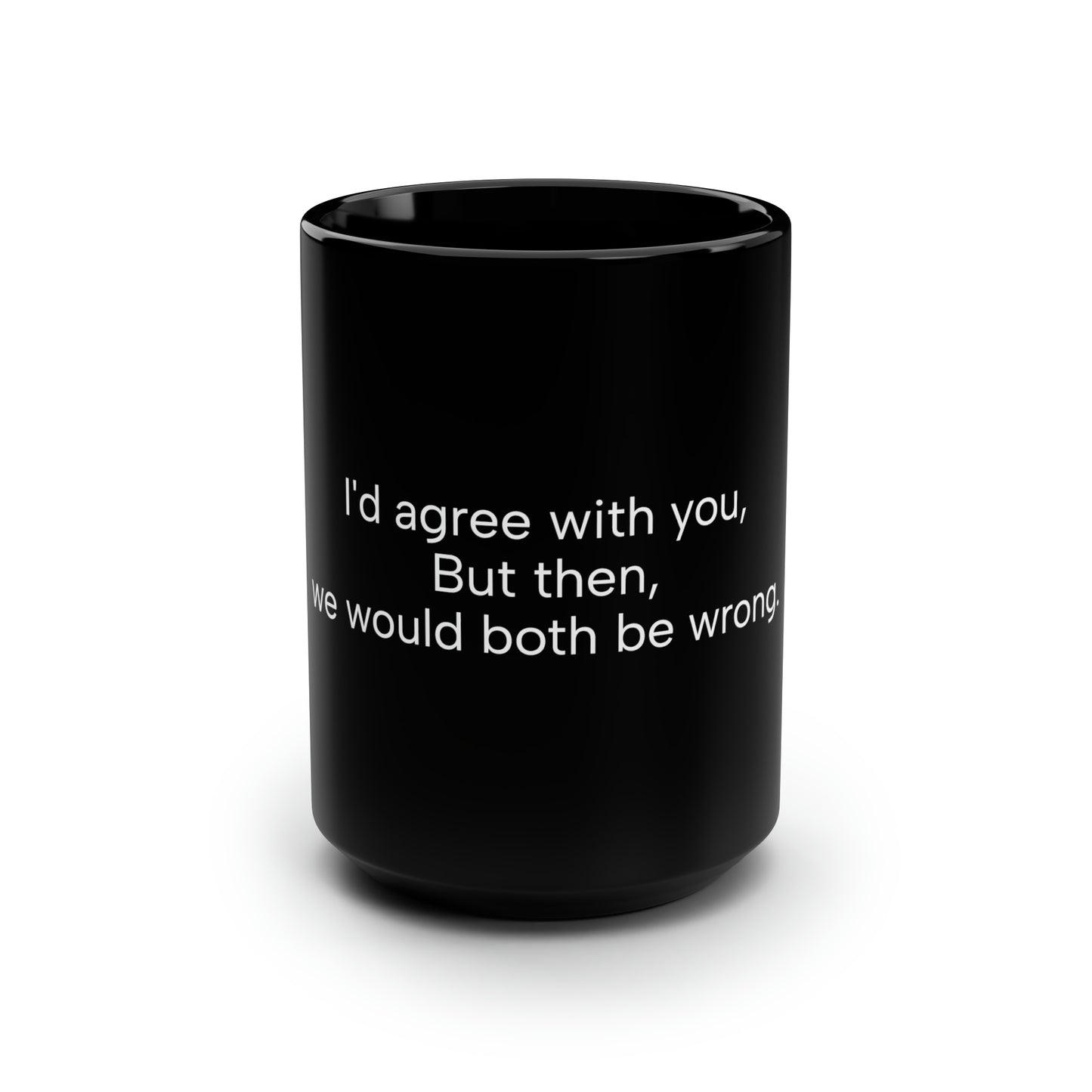 Black Mug, 15oz Wrong